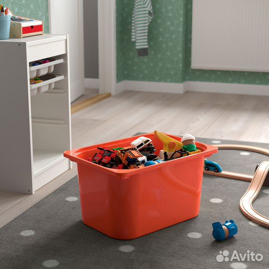 Trofast Контейнер 304.662.81 Оранжевый 42x30x23 см
