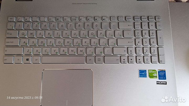 Ноутбук asus N551j Core i5