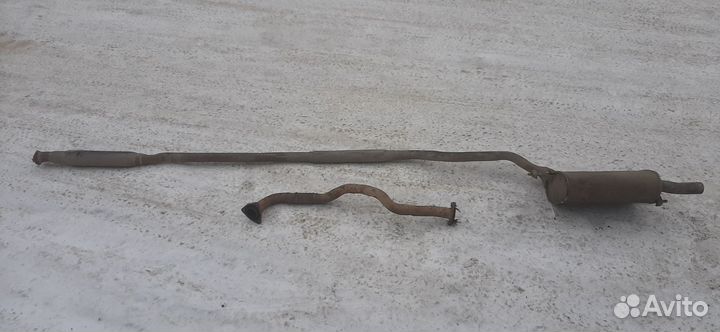 Выхлопная трасса toyota carina 190