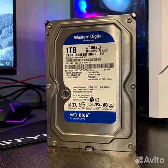 Жесткий диск WD Blue 1 Тб