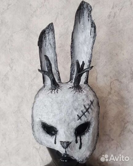 Заяц с рогами -маска