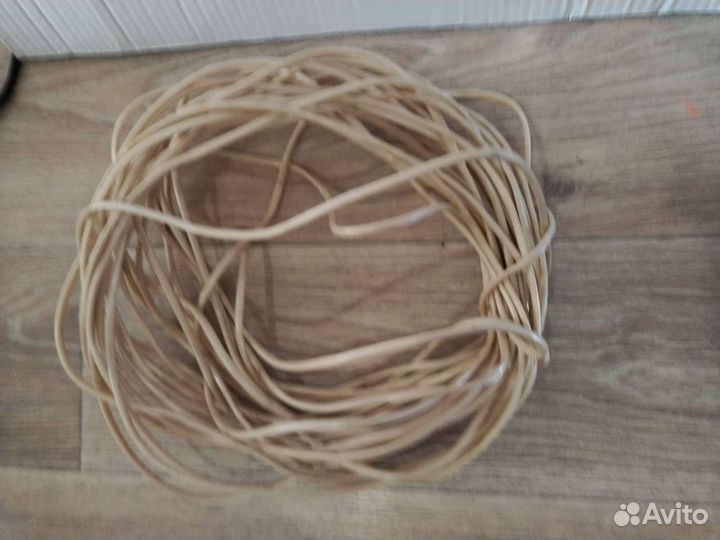 Удлинитель белый провод 10метров, черный 14м