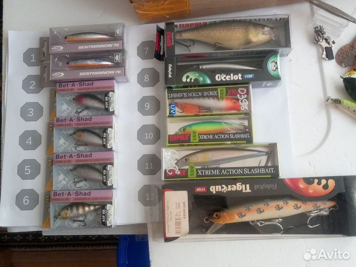 Японские оригинальные и др. воблера