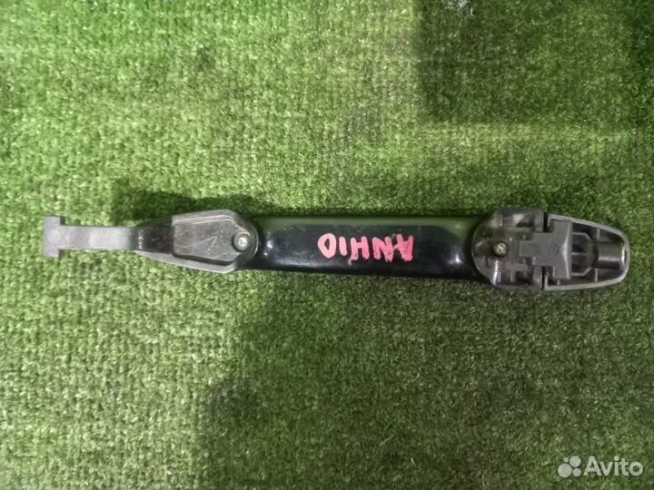 Ручка двери внешняя toyota alphard ANH10 2azfe 2004 Задн. Прав. чёрный-хром вставка