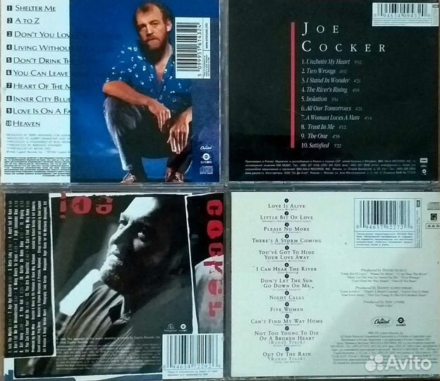 Коллекция Joe Cocker 1984-1997 5cd лицензия