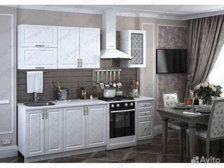 Белая кухня 1.7 метра 