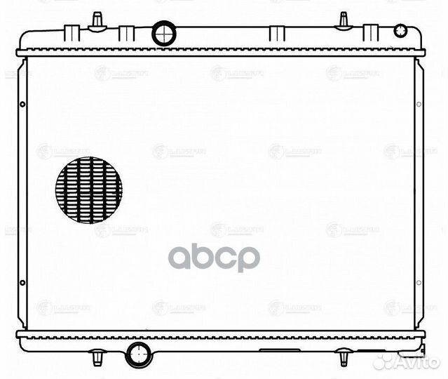 Радиатор охл. для а/м Peugeot 308 (07) /407 Cit