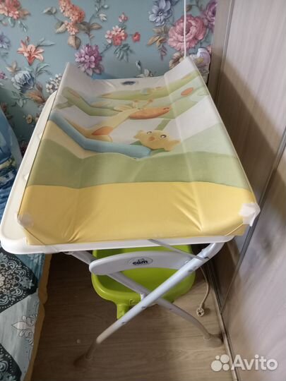 Пеленальный столик с ванночкой cam