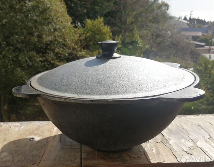 Казан чугунный 6 литров