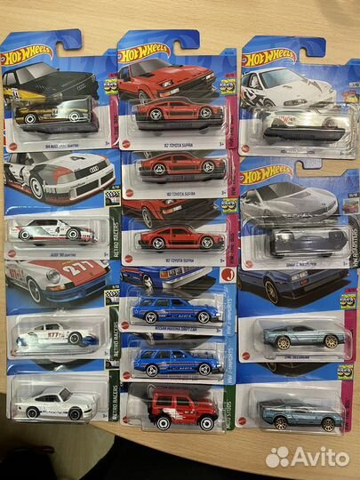 Hot wheels 2022/2023 supra, audi, delorean