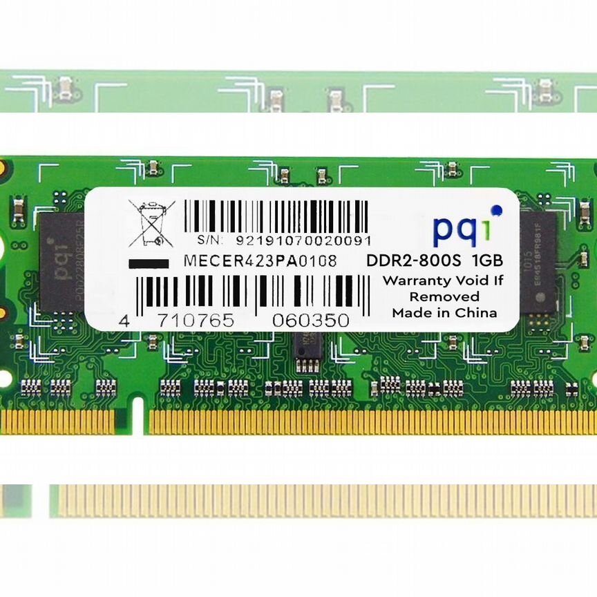 [MECER423PA0108] Оперативная Память Pqi 1gb Mecer423pa0108