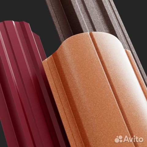 Штакетник металлический