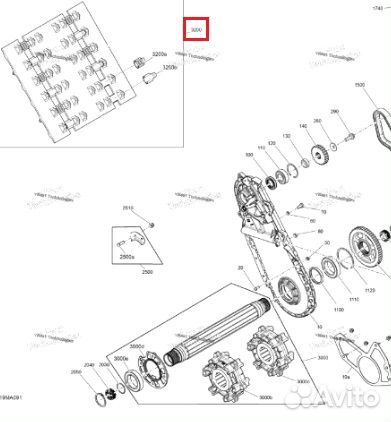 9340M Гусеница Camoplast Conquer 280 X2.8 Длина 16