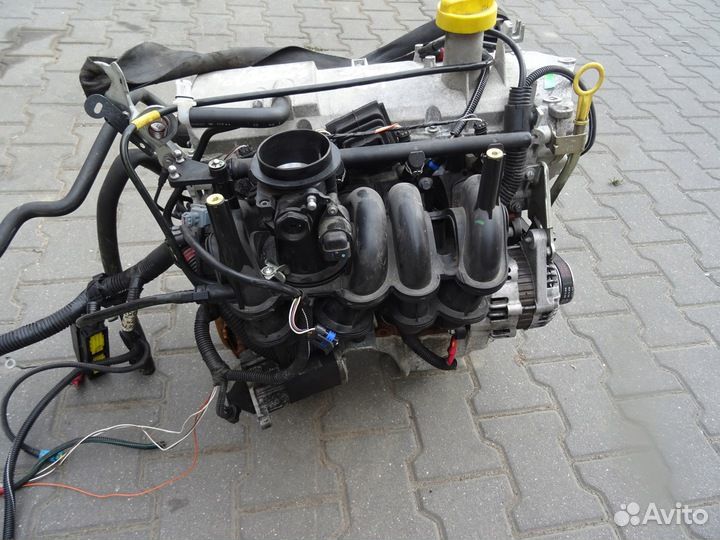 Двигатель K7J 1.4 MPI Renault Logan Clio Kango+акп