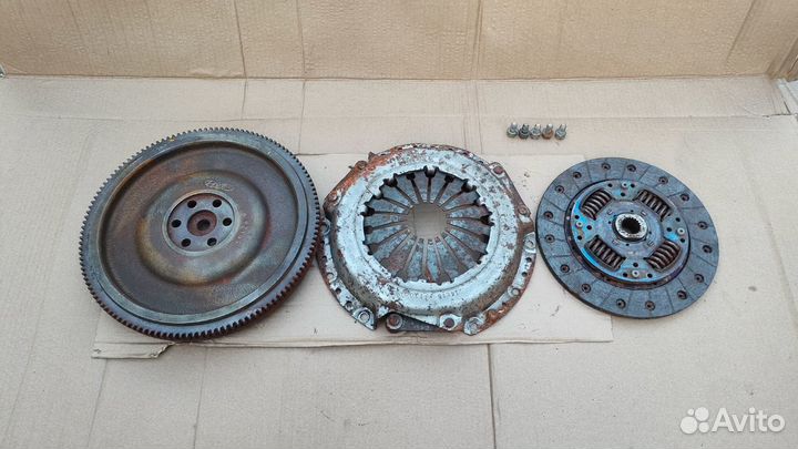 Маховик, корзина, диск Hyundai Solaris I, Kia Rio