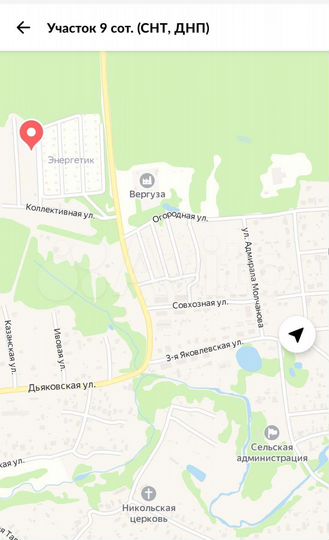 Участок 9 сот. (СНТ, ДНП)