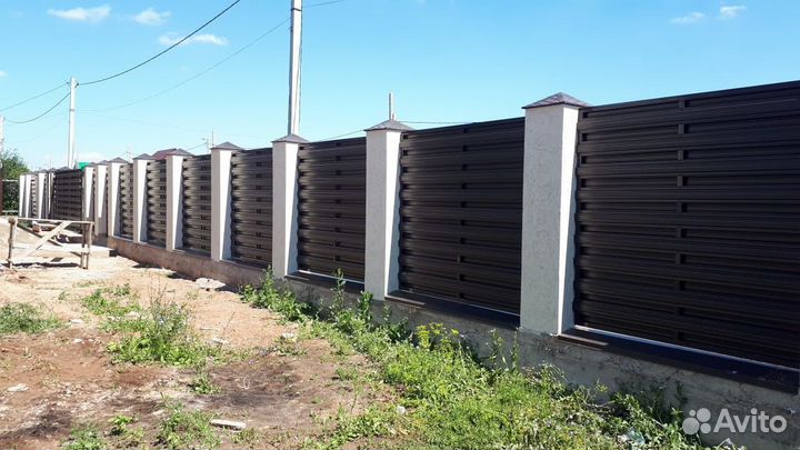 Штакетник горизонтальный