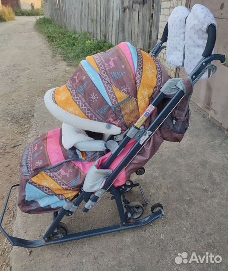 Санки коляска ника 7 3