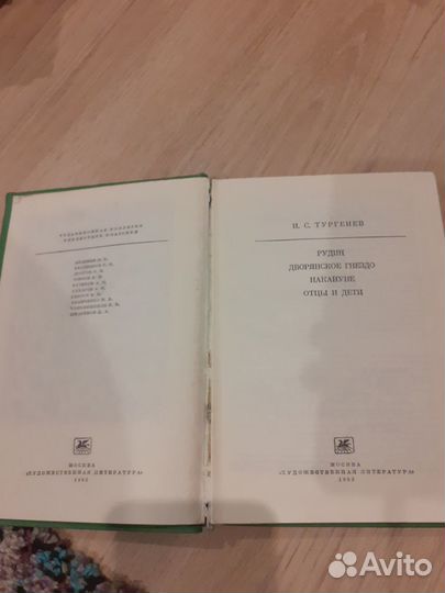 Тургенев отцы и дети
