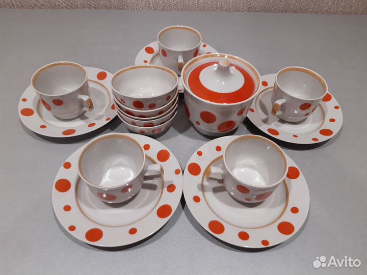Чайный фарфоровый набор