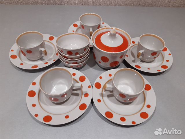 Чайный фарфоровый набор
