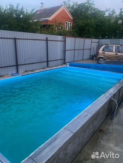 Полипропиленовый бассейн 7м*3м*1,5м