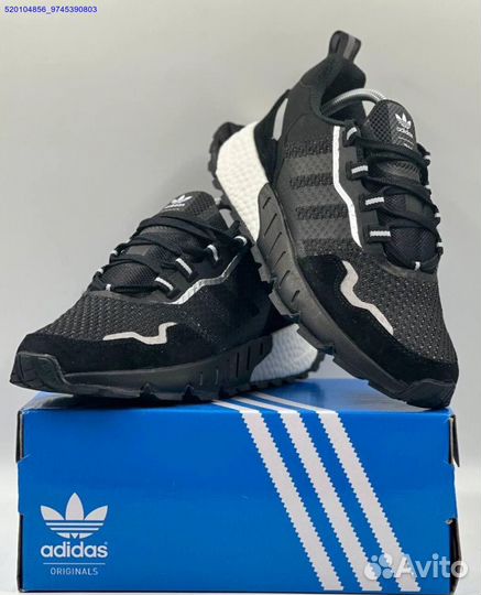 Кроссовки Adidas ZX 1000 Black (Арт.87238)