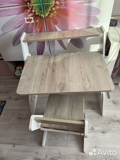 Стол и стул растущий детский