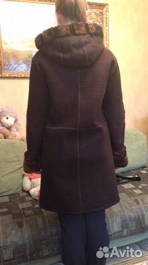 Дубленка- шубка натуральная женская 46-48 размер