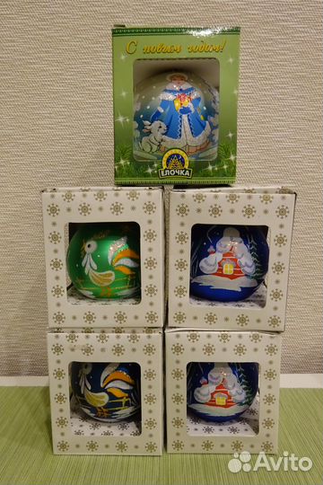 Ёлочные шары фабрики «Ёлочка»