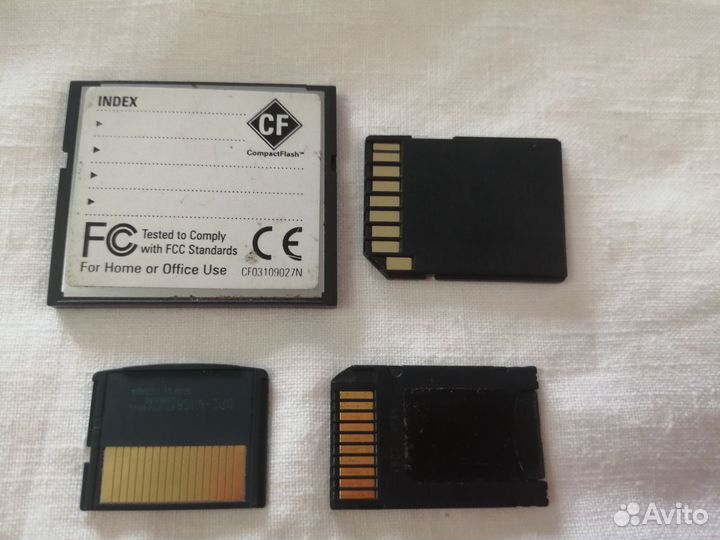 Флешки XD Picture Card, CompactFlash, Sony M2