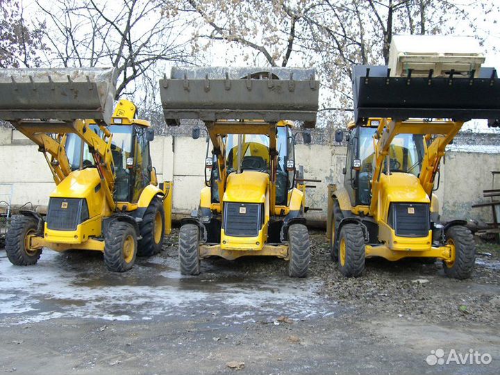Услуги экскаватора погрузчика уборка снега аренда