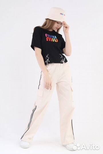 Костюм двойка+панама для девочки, 134-152