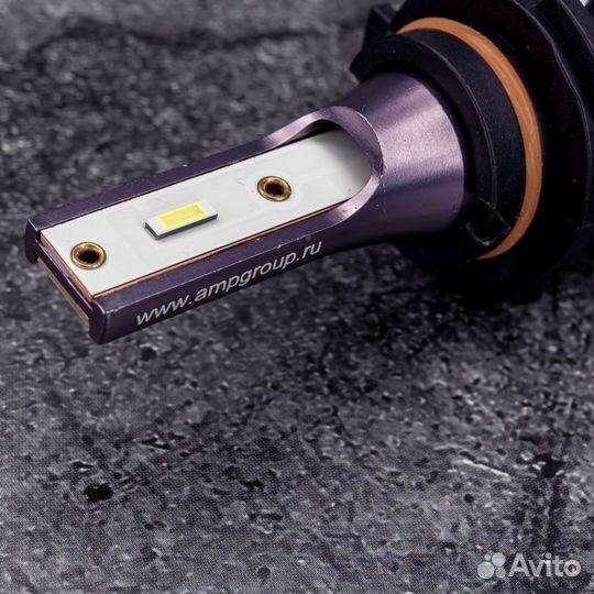 Светодиодная лампа AMP для авто D2 H1 H4 H7 H11 H3