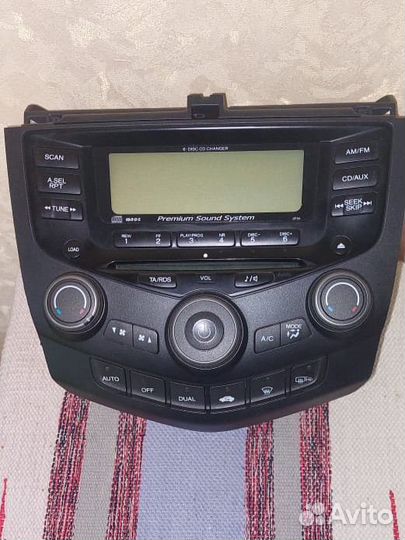 Магнитола для honda accord GL7