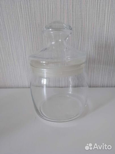 Банка стеклянная для сыпучих продуктов 0.5 л