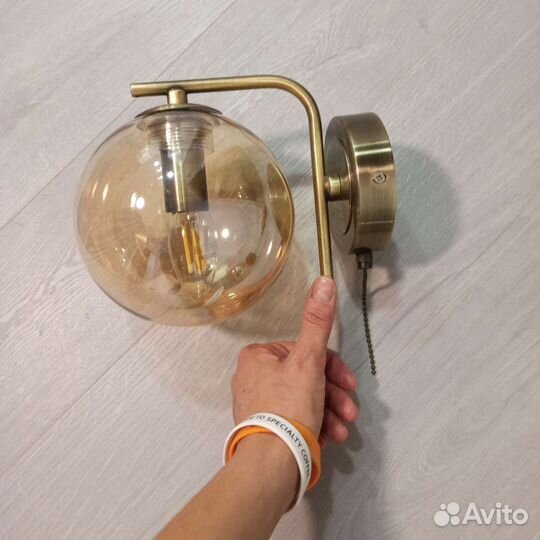 Дизайнерский настенный светильник бра 2 шт