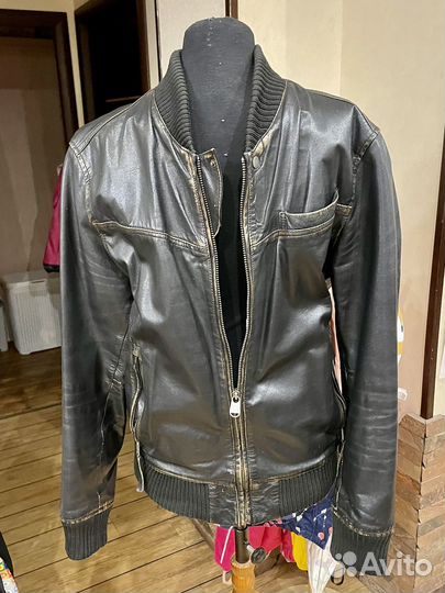 Кожаная куртка Pepe Jeans