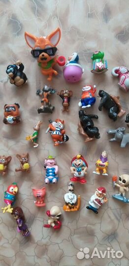 Игрушки из киндера старые коллекции. цена за шт