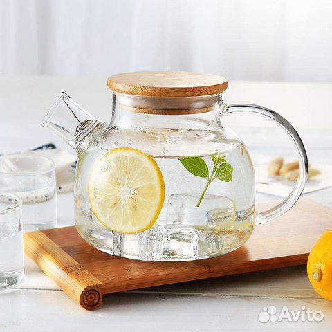 Чайник заварочный стеклянный Новый