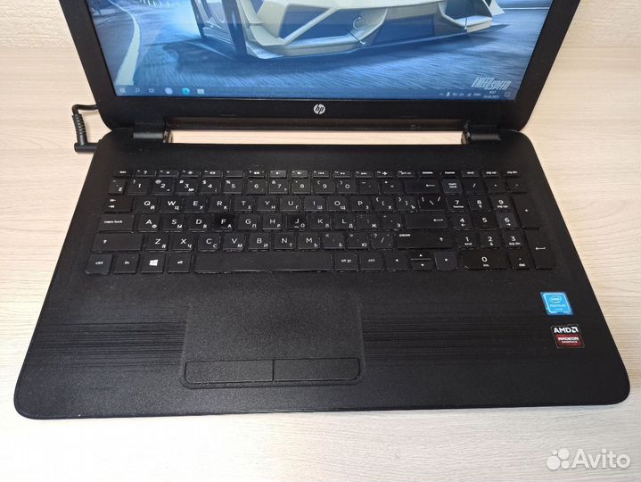 Игровой HP ноутбук ssd/4ядра/2видеокарты