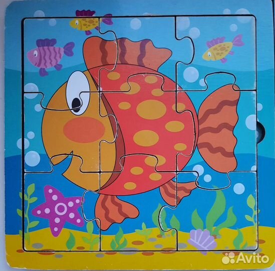 Детские пазлы larsen, деревянные, картонные