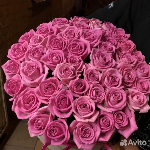 Букет из роз розовых