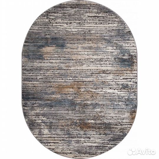 Ковёр Merinos Serenity 240x340 овальный бежевый/се