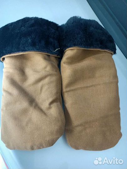 Меховые рукавицы армейские
