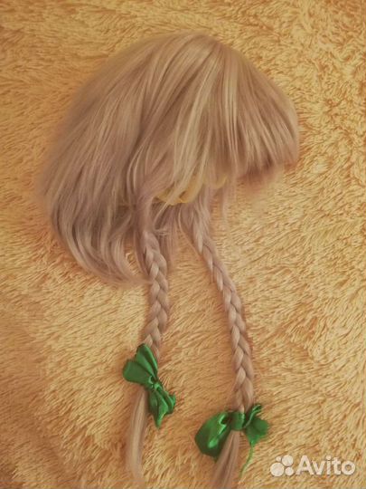 Парик серебро 45 см