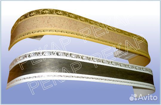 Карниз трехрядный пластик Галант Ажур (7см) 200 см