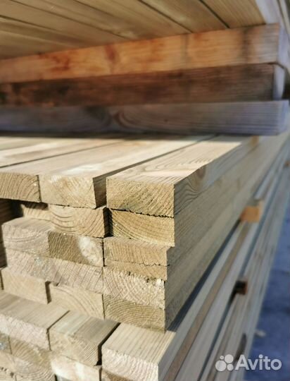 Доска импрегнированная строганая