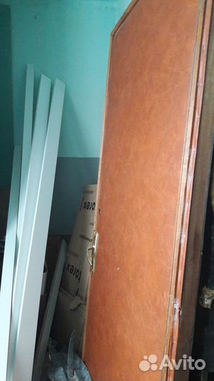 Дверь входная деревянная бу утепленная