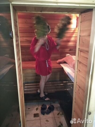 Русская баня на дровах с бассейном